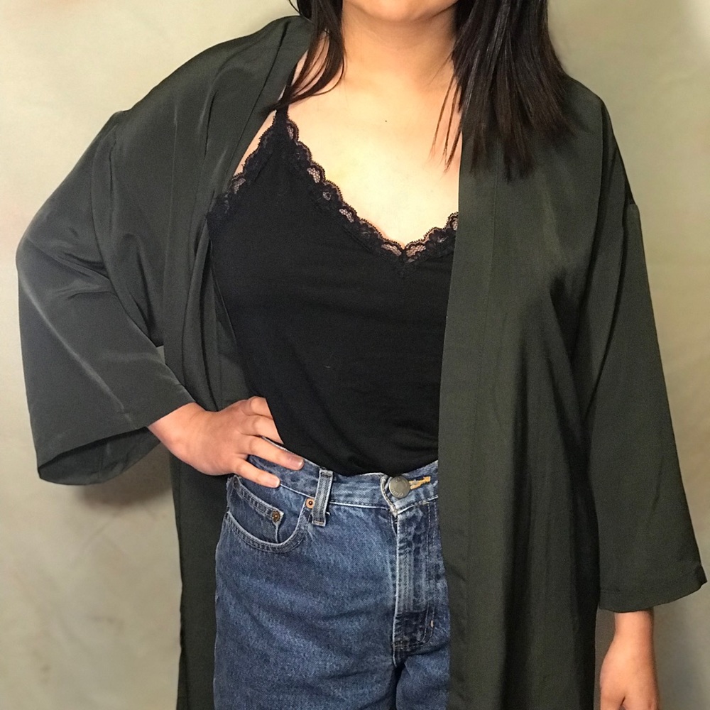 Green (Forever 21)  kimono fits S- M
